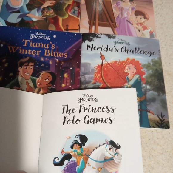 Disney Princess Soft Cover 5 Graphic Little Story Books - Picture 2 of 2